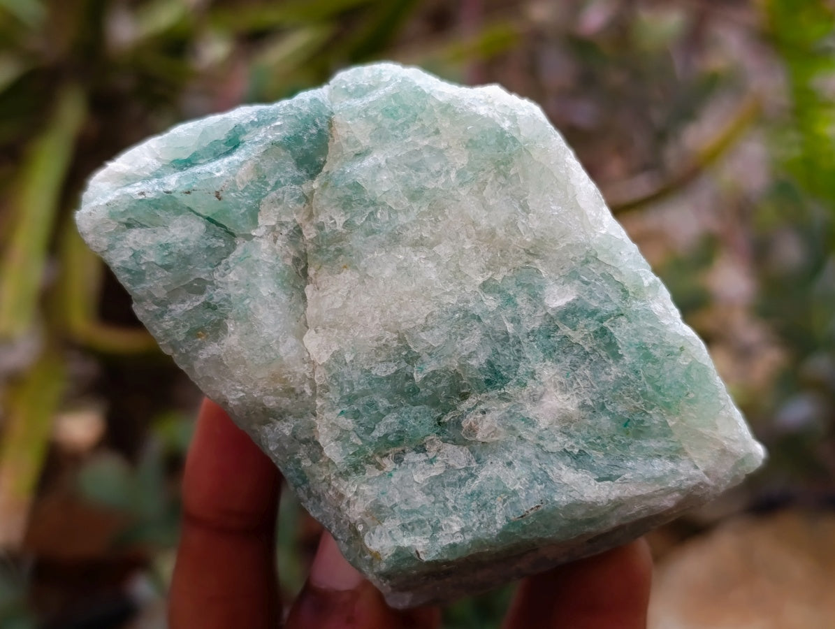 Natural Cobbed Aquamarine Specimens x 6 From Northern Cape, South Africa