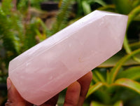 Polished Gemmy Rose Quartz Crystals x 3 From Madagascar