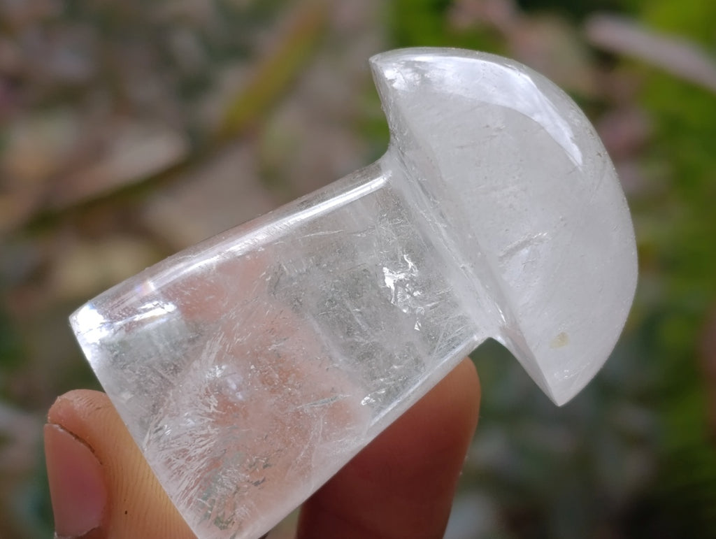 Polished Clear Quartz Mushrooms x 20 From Madagascar