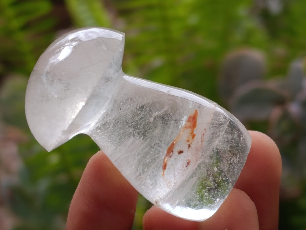 Polished Clear Quartz Mushrooms x 20 From Madagascar