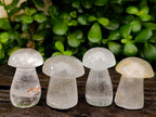 Polished Clear Quartz Mushrooms x 20 From Madagascar