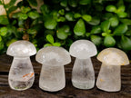 Polished Clear Quartz Mushrooms x 20 From Madagascar