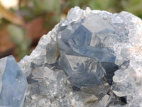 Natural Blue Celestite Specimens x 2 From Sakoany, Madagascar
