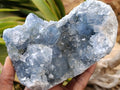 Natural Blue Celestite Specimens x 2 From Sakoany, Madagascar