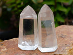 Polished Semi Optic Clear Quartz Jewellery Crystals x 20 From Madagascar