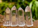 Polished Semi Optic Clear Quartz Jewellery Crystals x 20 From Madagascar