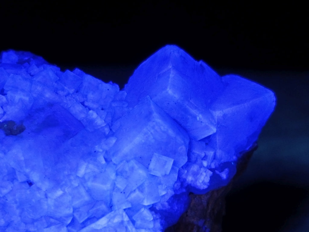 Natural Cubic Green Fluorite Cluster Specimens x 3 From Mandrosonoro, Madagascar