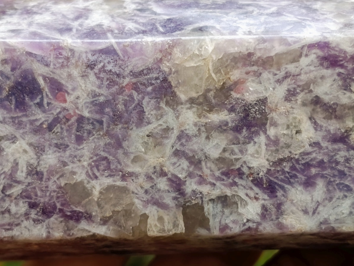 Polished Lepidolite With Pink Rubellite Tourmaline Towers x 2 From Ambatondrazaka, Madagascar