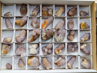 Natural Smokey Ametrine Spirit Crystals x 35 From Boekenhouthoek, South Africa