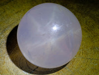 Polished Gemmy Star Rose Girasol Quartz Spheres x 3 From Madagascar