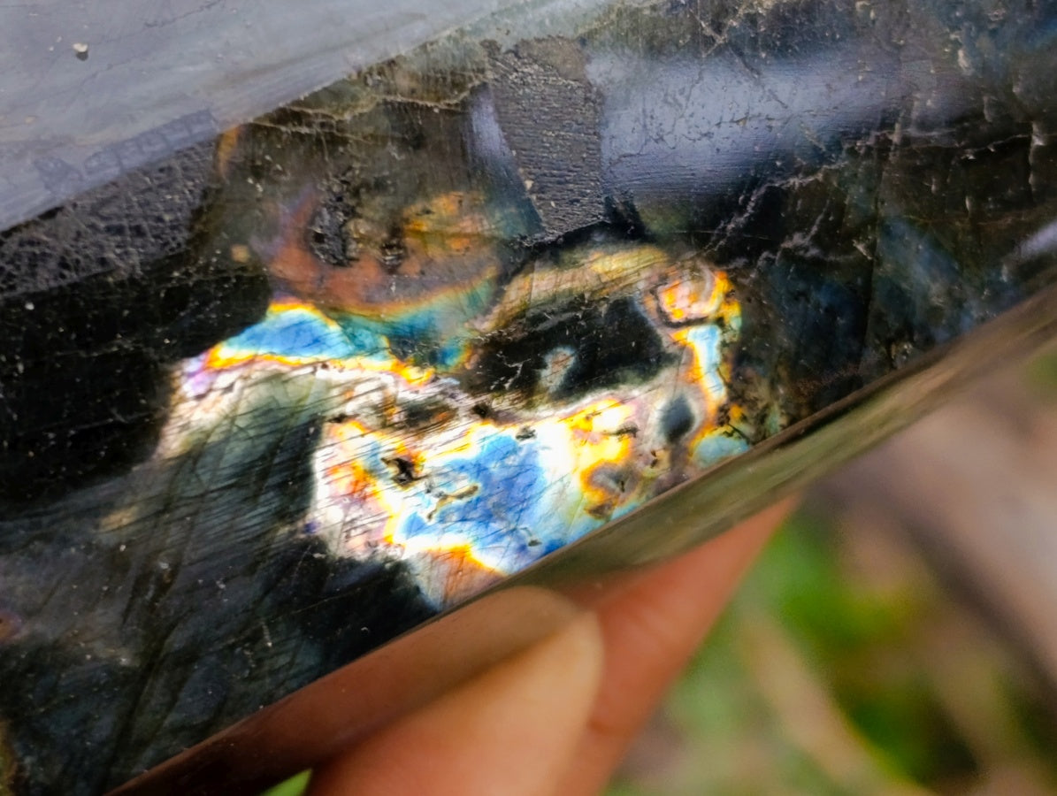 Polished Labradorite Display Crystals x 3 From Madagascar