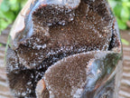 Polished Septerye Sauvage "Dragons Egg" Geode x 1 From Mahajanga, Madagascar