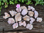 Natural Limonite Fairy Spirit Quartz and Ametrine Crystals and Clusters x 20 From Boekenhouthoek, South Africa