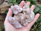 Natural Limonite Fairy Spirit Quartz and Ametrine Crystals and Clusters x 20 From Boekenhouthoek, South Africa