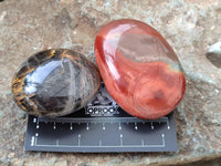 Polished Mixed Selected Multi Mineral Galets x 24 From Madagascar