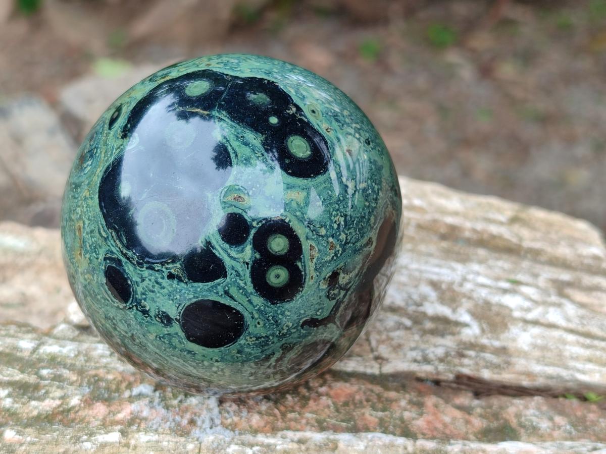 Polished Stromatolite Spheres x 4 From Katsepy, Madagascar
