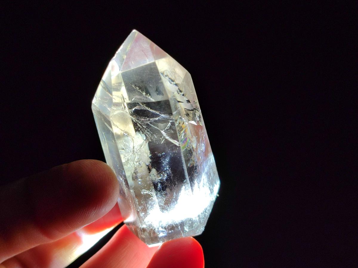 Polished Mixed Smokey Window Quartz Crystals x 17 From Madagascar