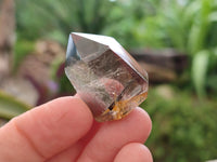 Polished Mixed Smokey Window Quartz Crystals x 17 From Madagascar