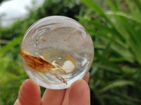 Polished Clear Quartz Crystal Balls x 6 From Madagascar