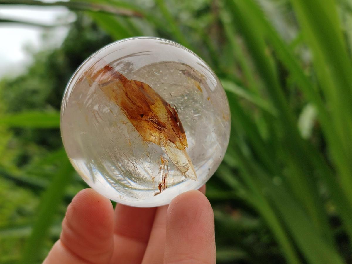 Polished Clear Quartz Crystal Balls x 6 From Madagascar