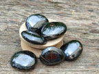 Polished Black Tourmaline Galets x 35 From Madagascar