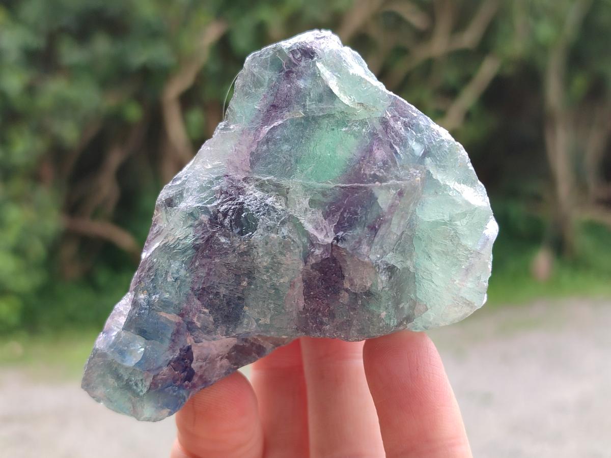 Natural Watermelon Fluorite Cobbed Specimens x 12 From Uis, Namibia