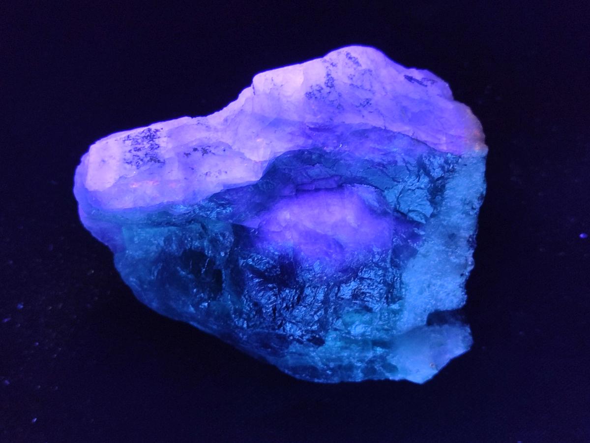 Natural Watermelon Fluorite Cobbed Specimens x 12 From Uis, Namibia