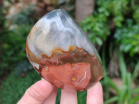 Polished Polychrome Jasper Flames x 6 From NW Coast, Madagascar