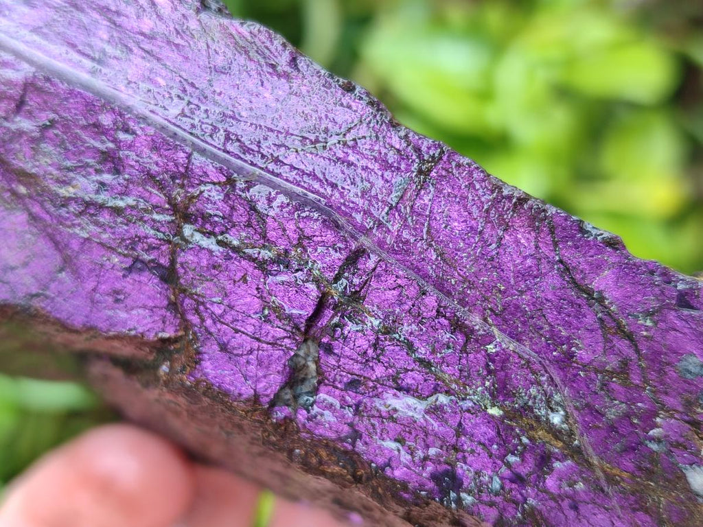 Natural Metallic Cobbed Purpurite Specimens x 5 From Erongo, Namibia