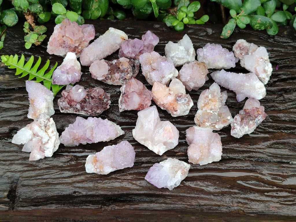 Natural Mixed Spirit Quartz Crystals And Clusters x 28 From Boekenhouthoek, South Africa