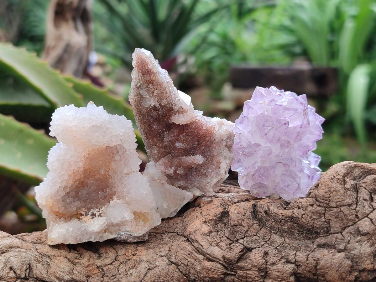Natural Mixed Spirit Quartz Crystals And Clusters x 28 From Boekenhouthoek, South Africa