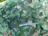 Natural Large Cubic Green Fluorite Cabinet Specimen x 1 From Mandrosonoro, Madagascar