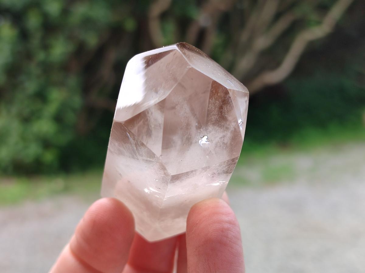 Polished Dark Morion Smokey Quartz and Phantom Quartz Crystals x 6 From Anzojorobe, Madagascar