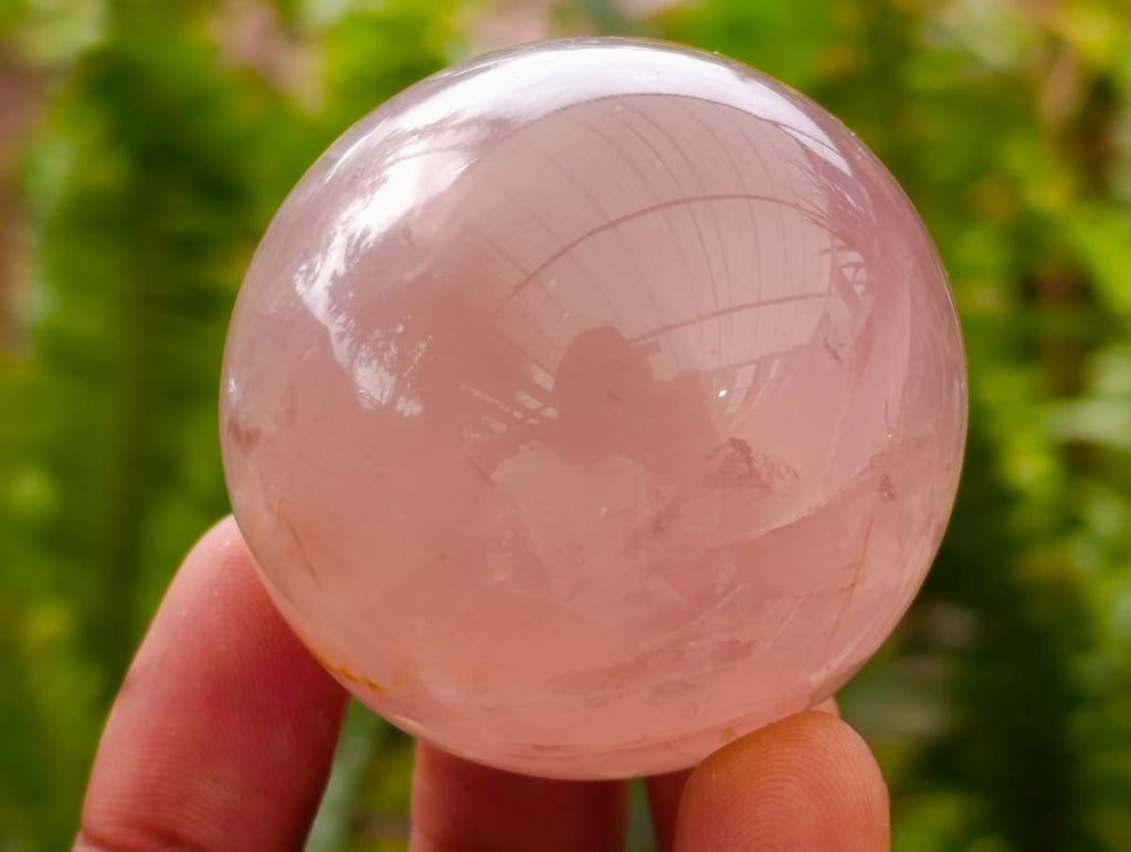 Polished Gemmy Star Rose Quartz Spheres x 12 From Madagascar