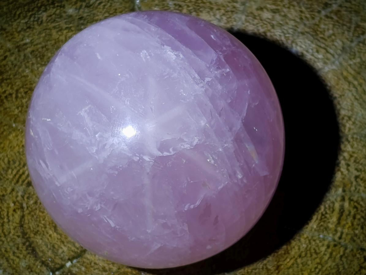 Polished Gemmy Star Rose Quartz Spheres x 12 From Madagascar