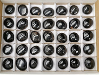 Polished Black Tourmaline Mini Free Forms x 35 From Madagascar