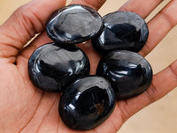 Polished Black Tourmaline Mini Free Forms x 35 From Madagascar