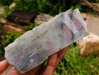 Polished One Side Labradorite Display Piece x 4 From Madagascar