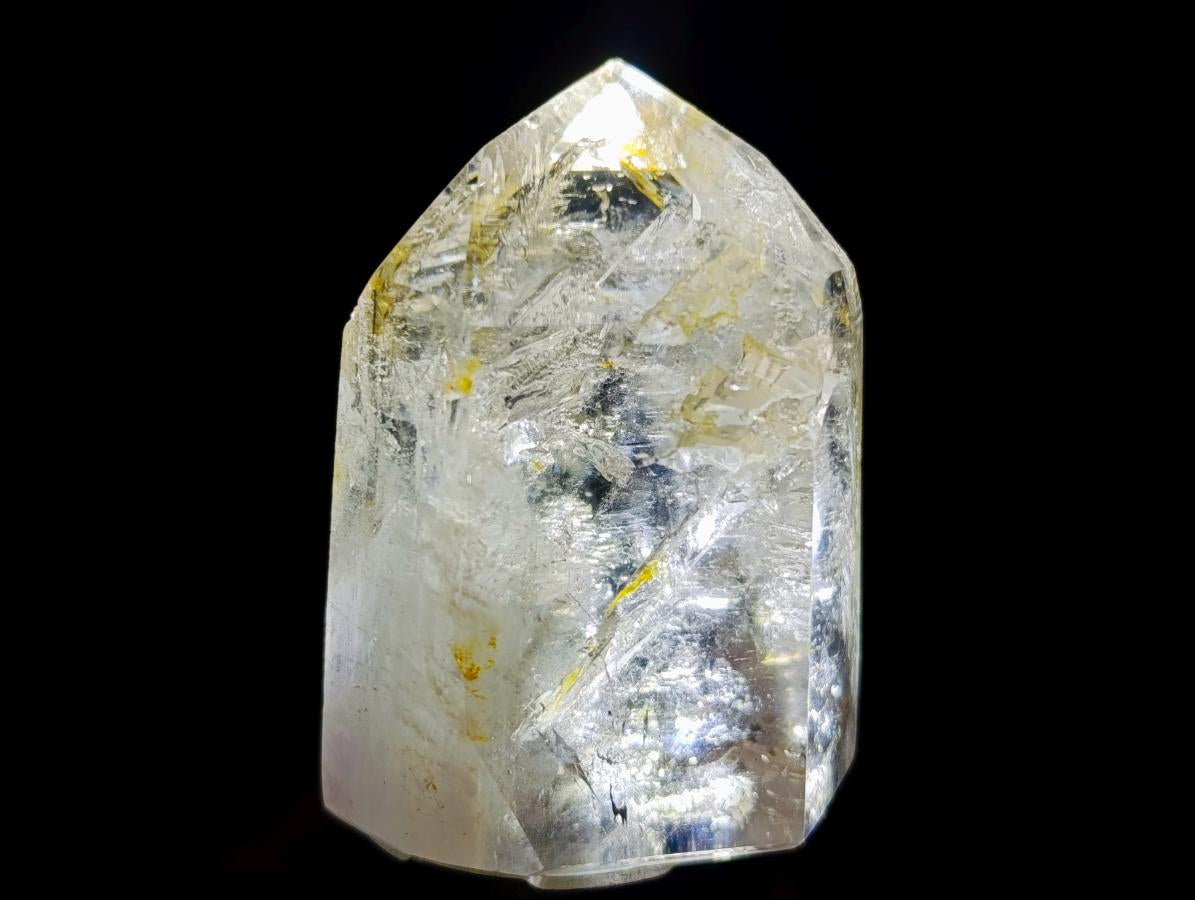 Polished Clear Window Quartz Crystals x 12 From Akansobe, Madagascar