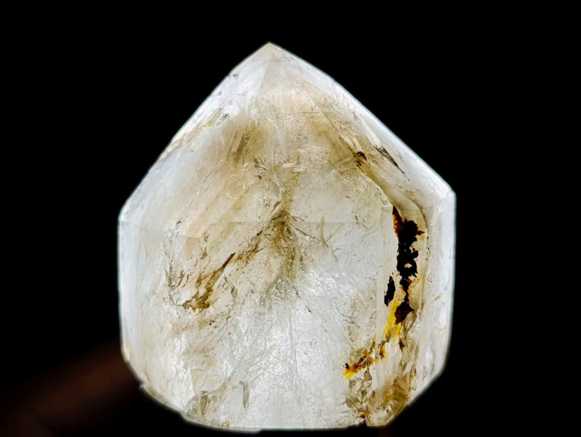 Polished Clear Window Quartz Crystals x 12 From Akansobe, Madagascar