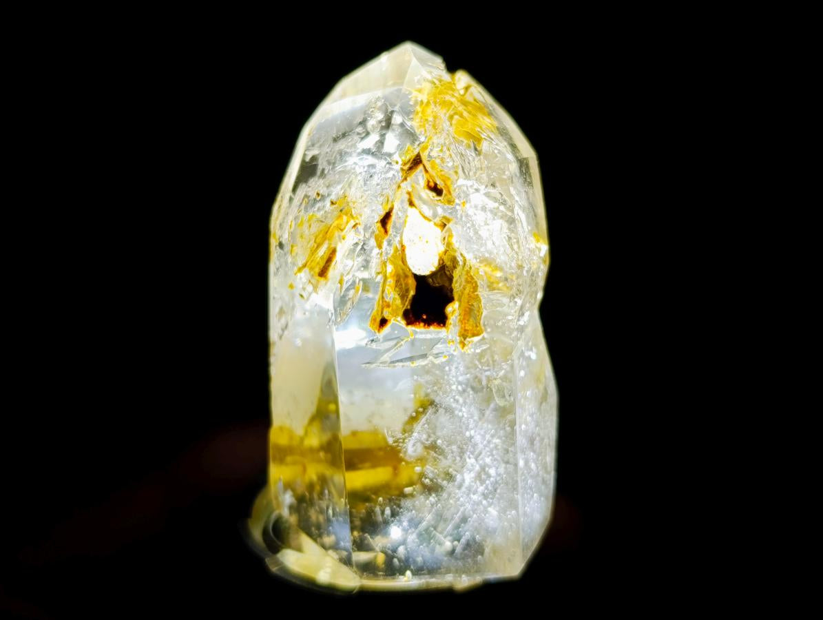 Polished Clear Window Quartz Crystals x 12 From Akansobe, Madagascar