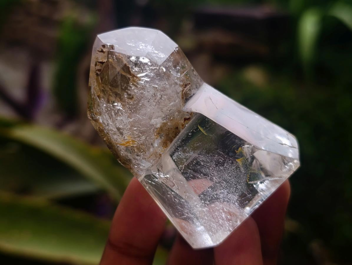 Polished Clear Window Quartz Crystals x 12 From Akansobe, Madagascar
