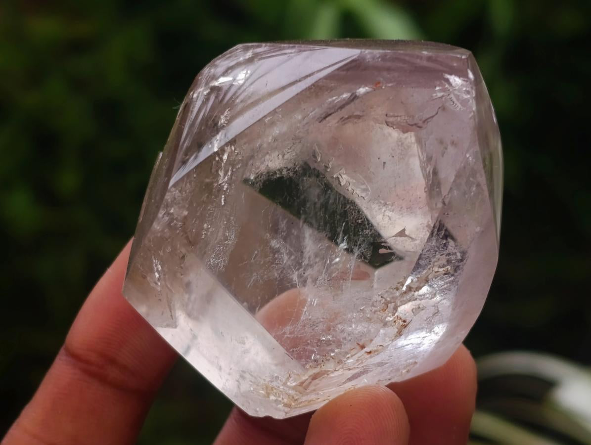 Polished Clear Window Quartz Crystals x 12 From Akansobe, Madagascar