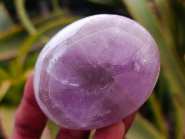 Polished Banded Amethyst Galets x 12 From Madagascar