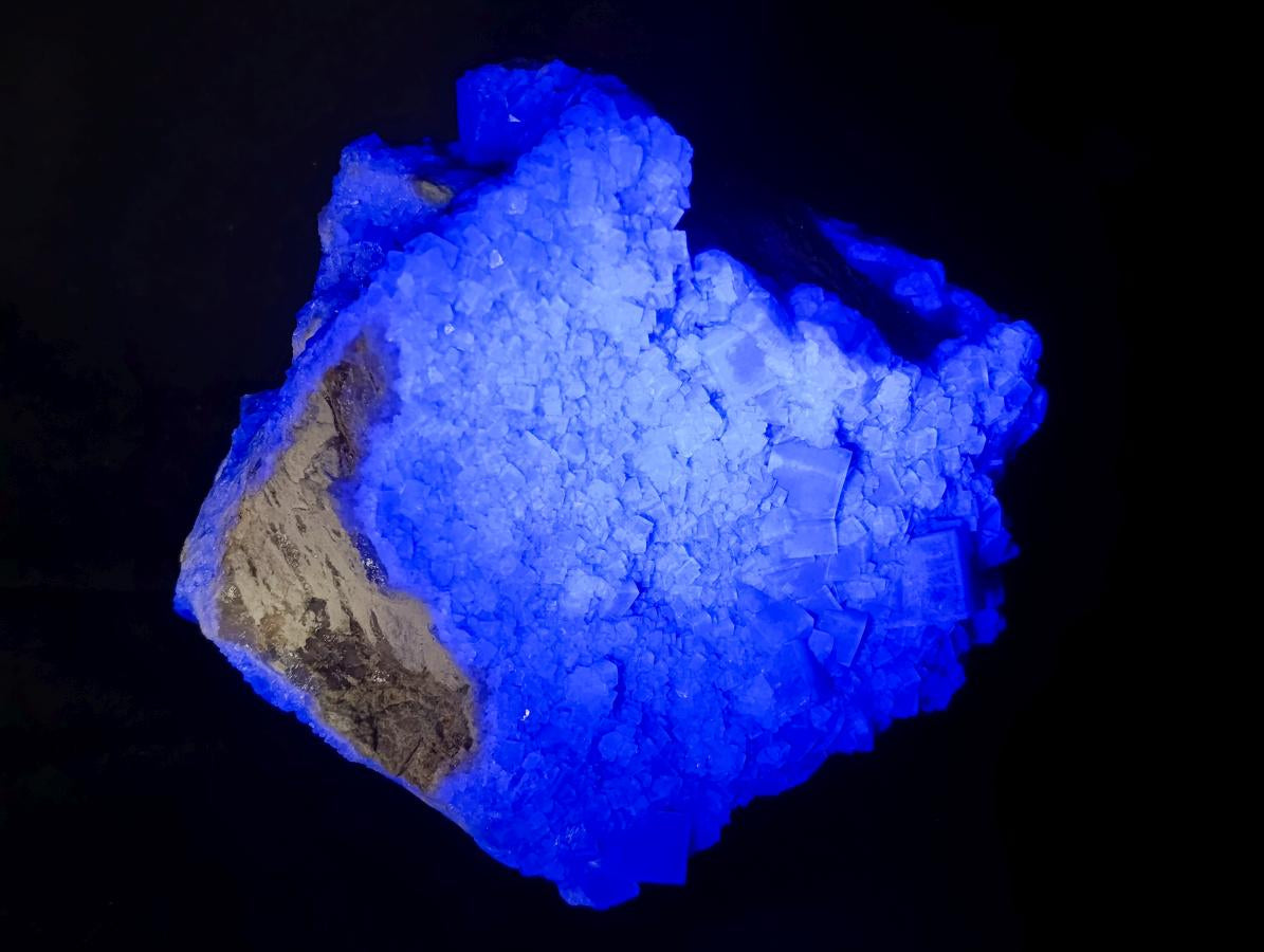 Natural Cubic Green Fluorite Cluster Specimen x 1 From Mandrosonoro, Madagascar