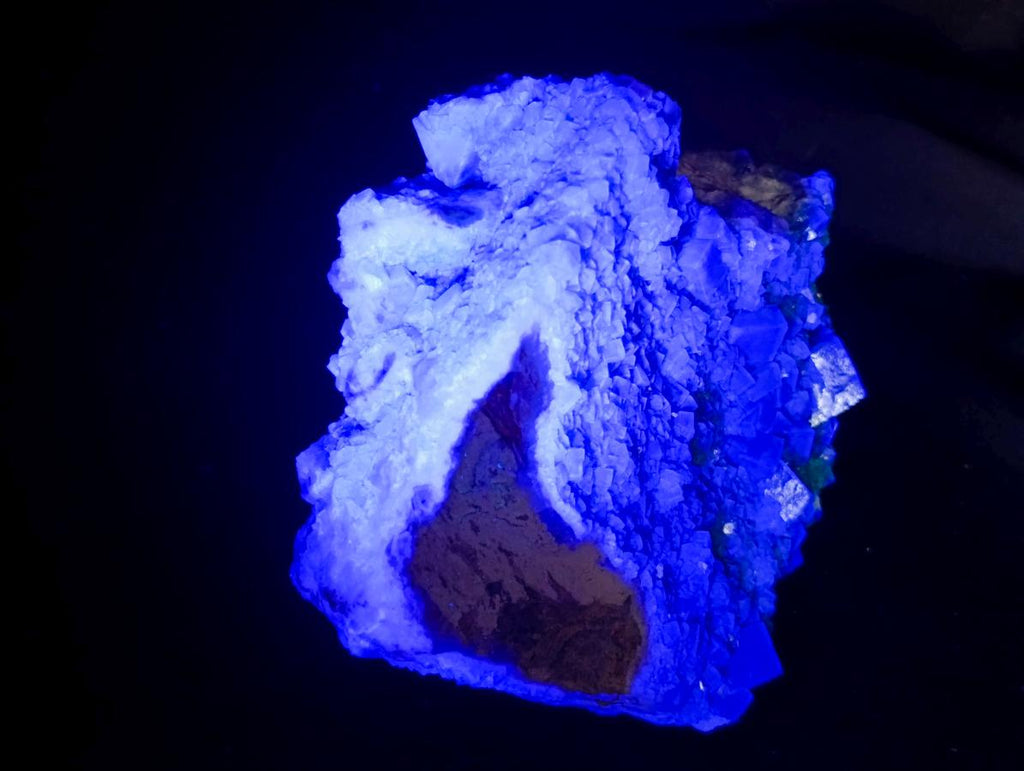 Natural Cubic Green Fluorite Cluster Specimen x 1 From Mandrosonoro, Madagascar