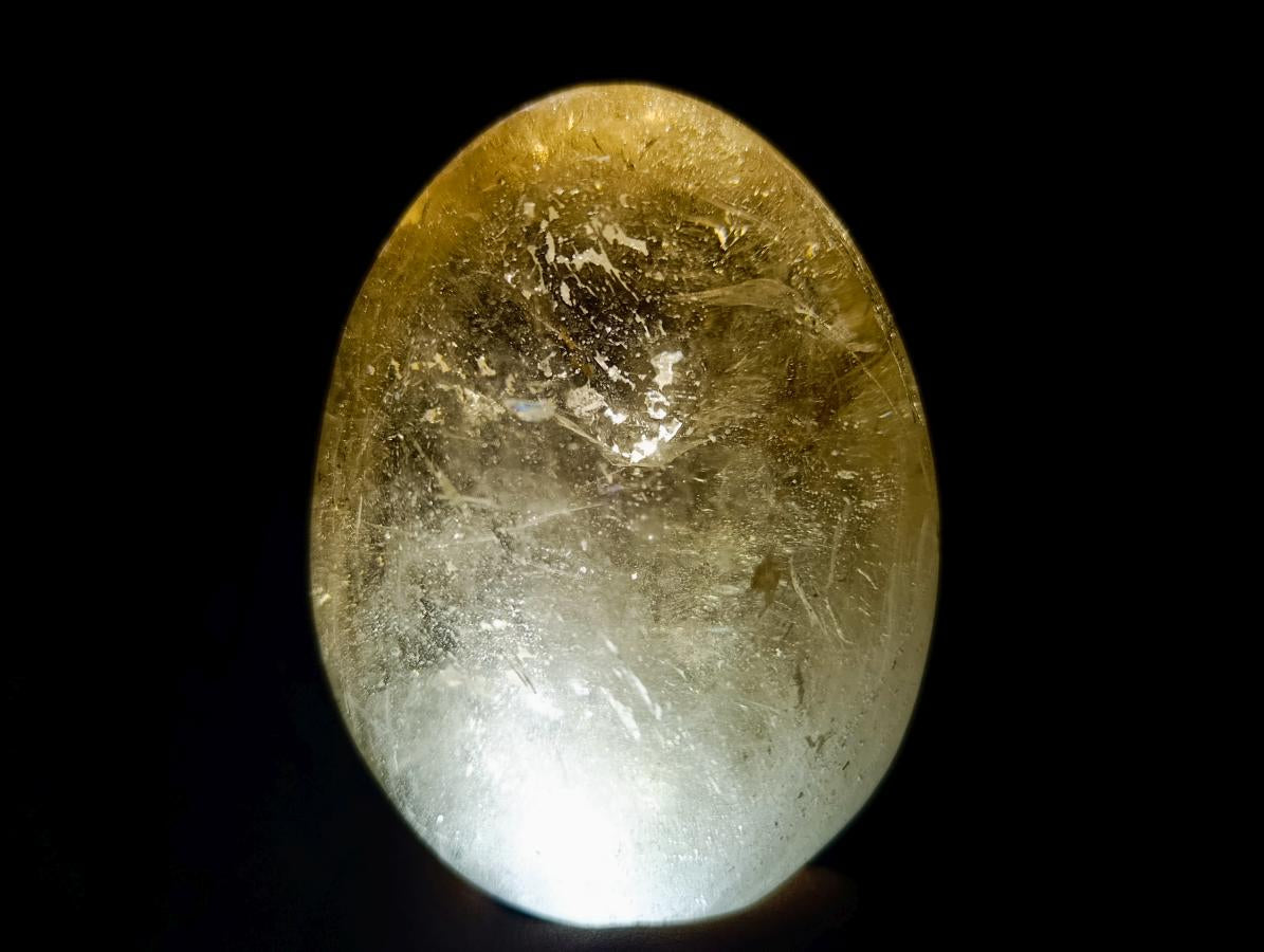 Polished Smokey Window Quartz Standing Free Forms x 2 From Madagascar