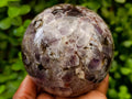 Polished Large Chevron Amethyst Sphere x 1 From Madagascar