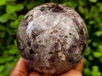 Polished Large Chevron Amethyst Sphere x 1 From Madagascar