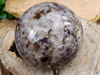 Polished Large Chevron Amethyst Sphere x 1 From Madagascar
